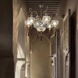 CANDELABRU HAREM SP9, MARO, DIN METAL, STIL VINTAGE - Img 2
