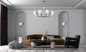 CANDELABRU RENDEZ VOUS MOD109PL-08BS, DIN METAL SI STICLA, STIL MODERN, MAYTONI - Img 3