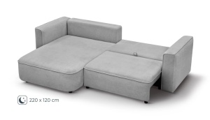 COLTAR EXTENSIBIL, CARLOS STANGA, 265CM, CATIFEA GRI DESCHIS, ARTIM GROUP SELECTION - Img 6