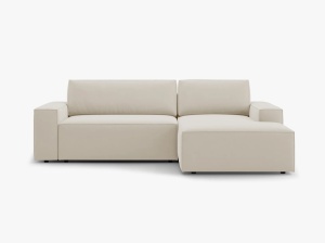 COLTAR EXTENSIBIL JODIE, DREAPTA, 3 LOCURI, 246 CM, DIVERSE CULORI SI MATERIALE, DESIGN DEOSEBIT - Img 4