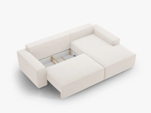 COLTAR EXTENSIBIL JODIE, DREAPTA, 3 LOCURI, 246 CM, DIVERSE CULORI SI MATERIALE, DESIGN DEOSEBIT - Img 22