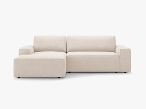 COLTAR EXTENSIBIL JODIE, STANGA, 3 LOCURI, 246 CM, DIVERSE CULORI SI MATERIALE, DESIGN DEOSEBIT - Img 10
