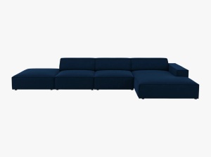 COLTAR JODIE, DREAPTA, 5 LOCURI, 341 CM, DIVERSE CULORI SI MATERIALE, DESIGN DEOSEBIT - Img 14