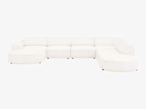 COLTAR JODIE, DREAPTA, 7 LOCURI, 364 CM, DIVERSE CULORI SI MATERIALE, DESIGN DEOSEBIT - Img 16