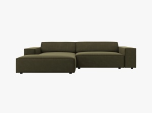 COLTAR JODIE, STANGA, 3 LOCURI, 224 CM, DIVERSE CULORI SI MATERIALE, DESIGN DEOSEBIT - Img 6