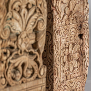 COLUMNA GEA REF. 29966, DIN LEMN MASIV DE TEC, STIL RUSTIC, VIC - Img 4