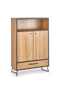 COMODA LOCKHEED KM3, STEJAR GRANDSON/NEGRU, STIL VINTAGE, HALMAR - Img 2