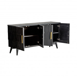 COMODA PLISSÉ REF. 28599, DIN LEMN MASIV DE MANGO SI MARMURA, STIL MODERN, VIC - Img 3