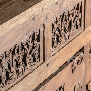 CONSOLA KIDAU REF. 28985. DIN LEMN MASIV DE TEC, STIL RUSTIC, VIC - Img 5