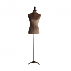 DECORATIUNE MANECHIN OREAS REF. 27267, DIN LEMN MASIV SI CATIFEA, STIL MODERN, VIC - Img 1
