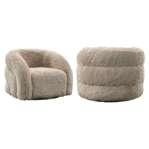 FOTOLIU PIVOTANT ARCUS, YAKETI YAK SAND, S5145, TAPITERIE BOUCLE, STIL MODERN - Img 1