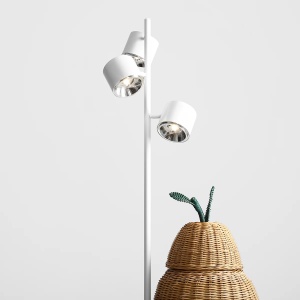 LAMPADAR BOT, 3 BRATE, 165 CM, ALB, DIN METAL, STIL MODERN - Img 3