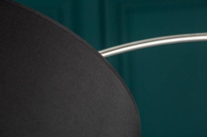 LAMPADAR PYTHON 190CM DIN METAL SI TEXTIL, NEGRU/AURIU, COD 5758 - Img 3
