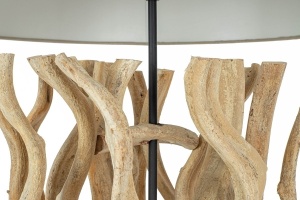 LAMPADAR SCULTRA, NATURAL, CONFECTIONAT DIN LEMN NATURAL DE SALCAM, STIL MODERN - Img 2