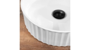 LAVOAR REA CHARLOTTE, 36,5 CM, ALB, DIN CERAMICA, CALITATE SUPERIOARA - Img 4