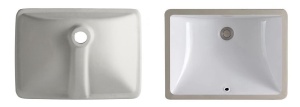 LAVOAR REA INCASTRAT ADELA, 46 CM, ALB, DIN CERAMICA, CALITATE SUPERIOARA - Img 4