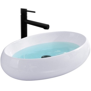LAVOAR REA MELANIA, ALB, 60 CM, DIN CERAMICA, CALITATE SUPERIOARA - Img 4