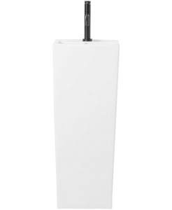 LAVOAR REA STATIV KAMILA, 82 CM, ALB, DIN CERAMICA, CALITATE SUPERIOARA - Img 3