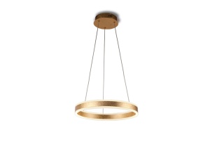 LUSTRA/PLAFONIERA HELIA, 50 CM, AURIU/OPAL, DIN METAL, ALUMINIU SI ACRIL, STIL MODERN - Img 3