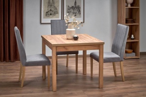 MASA DINING EXTENSIBILA TIAGO, STEJAR CRAFT, 90/125 CM, BLAT DIN PAL SI PICIOARE DIN MDF, STIL VINTAGE - Img 2