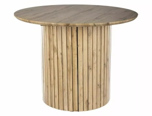 MASA DINING SOCRATES, 100 CM, STEJAR ARTISAN, BLAT DIN MDF, FURNIR SI CADRU DIN MDF, STIL MODERN - Img 2