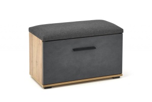 PANTOFAR LIMA ST-2, GRI/STEJAR WOTAN, DIN PAL MELAMINAT, STIL MODERN, HALMAR - Img 1