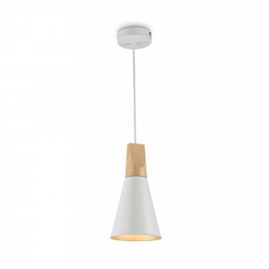 PENDUL BICONES P359-PL-140-W , DIN METAL SI LEMN, STIL MODERN, MAYTONI - Img 1
