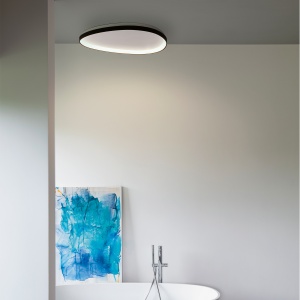 PLAFONIERA GEMINI PL D081 DALI/PUSH, NEGRU, DIN METAL, STIL MODERN - Img 2
