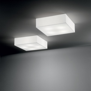 PLAFONIERA RITZ PL4 D60, ALB, DIN METAL, STIL MODERN - Img 3