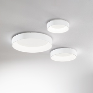 PLAFONIERA ZIGGY PL D030, ALB, DIN METAL, STIL MODERN - Img 2