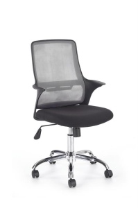 SCAUN DE BIROU AGEN GRI/NEGRU STIL MODERN HALMAR - Img 1