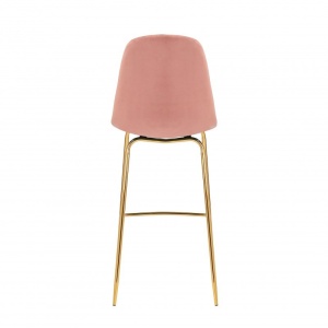 SET 2 SCAUNE BAR 108CM, SCANDINAVIA COD 40132, DIN METAL SI CATIFEA, DESIGN MODERN - Img 4