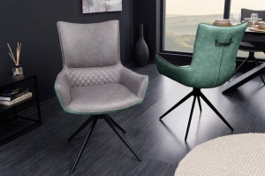 SET 2 SCAUNE ROTATIVE, ALPINE, VERDE/GRI/NEGRU, MODEL DEOSEBIT, ARTIM GROUP SELECTION - Img 4