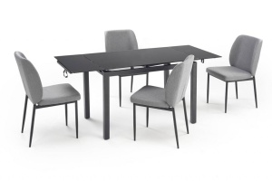 SET DINING - MASA EXTENSIBILA JASPER, 110/170 CM+ 4 SCAUNE , STIL MODERN - Img 3