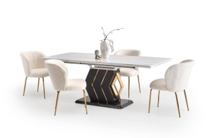 SET DINING - MASA VINCENZO CU 4 SCAUNE K474, STIL MODERN, HALMAR - Img 1