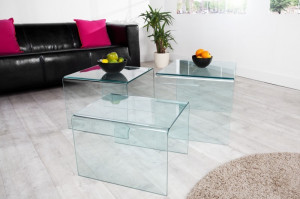 SET TREI MASUTE GHOST 22864 DESIGN MODERN - Img 4