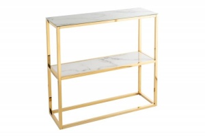 STOC!!! CONSOLA MODERNA, ELEGANCE 80CM, STICLA SECURIZATA EFECT MARMURA, ARTIM GROUP SELECTION - Img 5