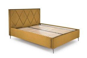 TABLIE PAT, MODULO W4 160, GALBEN MUSTAR, MONOLIT 48, TAPITATA IN CATIFEA - Img 2