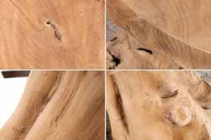 TABURET/MASUTA DE CAFEA ROOT 37139 DESIGN RUSTIC - Img 4