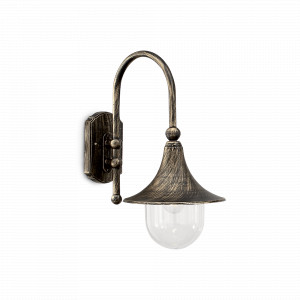 APLICA CIMA AP1, NEGRU ANTIC, DESIGN VINTAGE,IDEAL LUX - Img 1