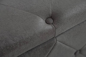 BANCHETA 140CM, EXTRAVAGANCIA GRI ANTICHIZAT, COD 40137, STIL MODERN - Img 4