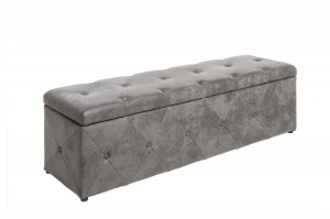 BANCHETA 140CM, EXTRAVAGANCIA GRI ANTICHIZAT, COD 40137, STIL MODERN - Img 6