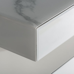 BIROU/CONSOLA NEVA REF. 29768, DIN METAL, STICLA SI MDF, STIL MODERN, VIC - Img 3