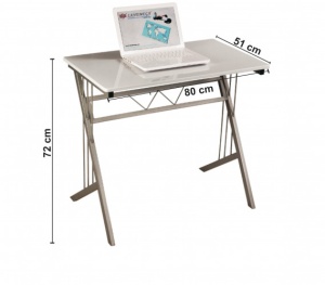 BIROU LAPTOP B-120 ALB STIL MODERN SIGNAL - Img 2