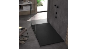 CADITA DE DUS REA MAGNUM, 120x80 CM, NEGRU, DIN COMPOZIT, CALITATE SUPERIOARA - Img 3