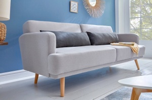 CANAPEA EXTENSIBILA, STUDIO, STOFA FINA GRI, 210CM, STIL SCANDINAV, ARTIM GROUP SELECTION - Img 2