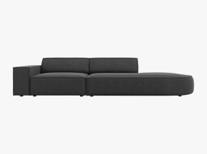 CANAPEA JODIE, DREAPTA, 3 LOCURI, 262 CM, DIVERSE CULORI SI MATERIALE, DESIGN DEOSEBIT, CALITATE SUPERIOARA - Img 1
