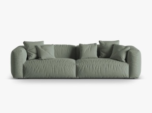 CANAPEA MARTINA, 4 LOCURI, 320 CM, DIVERSE CULORI SI MATERIALE, DESIGN DEOSEBIT - Img 5
