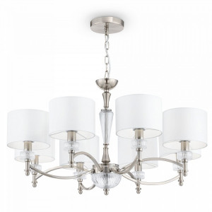 CANDELABRU ALICANTE MOD014CL-08N, DIN METAL SI TEXTIL, STIL MODERN, MAYTONI - Img 1