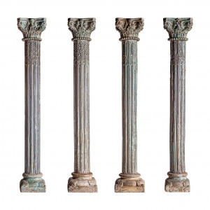COLOANA EZIO REF. 30931, DIN LEMN MASIV DE TEC, STIL CLASIC, VIC - Img 3